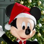 Disney 4 Ft Animated Holiday Mickey Mouse Christmas Santa New In Hand Home Depot
