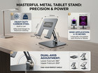 Adjustable Tablet Stand For Desk  Foldable Ipad Holder For Ipad Air Pro Mini