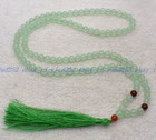 6mm Light Green Jade 108 Prayer Beads Tibet Buddhist Mala Bracelet Necklace