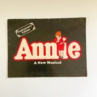 1977 Annie A New Musical Anniversary Edition Souvenir Program Brochure Playbill