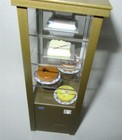 Miniature Dollhouse 1 12 Scale Cake Display Fridge - With Cakes - Ch14s