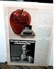 1978 Apple Computers And Tdk Cassettes Vintage Print Ad 70s