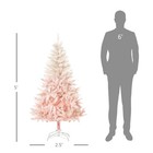 5ft Unlit Spruce Artificial Christmas Tree With 450tips Pink