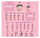 42pcs Makeup Brush Set Premium Synthetic Foundation Powder Concealer Blush Kit