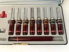 Rotring Micronorm Technical Drawing Pen Set   Original Case Set Of 8