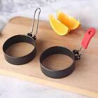 2 Pcs set Non-stick Fried Egg Shaper Egg Rings Shaper With Brush Cooking Tool