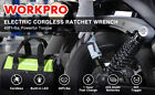 Workpro Cordless Electric Ratchet Wrench 3 8  12v 40 Ft-lbs Ratchet Wrench Kits