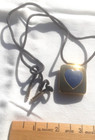 Vintage Estee Lauder Youth Dew Solid Perfume Heart Love Locket Pendant  0 3 Oz