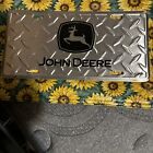 Genuine John Deere New 6 x12  Silver   Deere License Plate