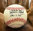 Willie Mays Signed Autographed National League  onl  Baseball