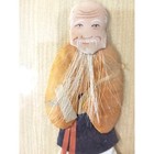 Antique Asian Wall Hangings 3d Man Woman Couple 