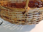 Lot Of 3large Wicker Basket 2 With Handles