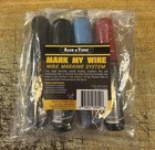 Rack-a-tiers Mark My Wire - 4 Pack  black  Blue  Red   White - 1 Multicolor