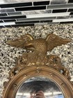 Syroco  4410 Federal Eagle Convex Bullseye Mirror Mcm Vintage