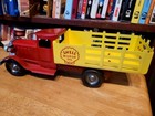 Very Nice Vintage  1930 s  Metalcraft Shell Oil Stake Bodied Truck