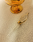 Perfume Bottle Egyptian Glass Perfume Bottle Amber W intact Daubber