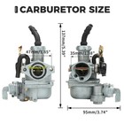 Nibbi Pz20 Carburetor 50 90 100cc 110cc 125cc 135cc Atv Quad Go Kart Sunl Taotao