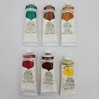 Winsor And Newton Artist Acrylic Paints Lot Of 6 Used 2 Oz Tubes