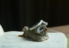 Sleeping Owl Bird Statue Fairy Garden Sculpture Tabletop Figurine Decor Gifts
