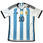 2022 23 Argentina Home Jersey  10 Messi Large World Cup Champions 3 Star Kit