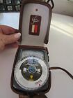 Vintage Gossen Lunasix Light Meter West Germany In Original Leather Case