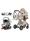 Baby Stroller 3-in-1 Travel System adjustable Stroller And Accessories Combo Set