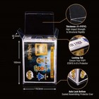 100 Pack Funko Pop Protectors Cases Storage Clear Box Display 4  Vinyl Figures  