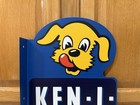 Ken L Products Flange Sign Dog Food Double Sided Vintage Style Wall Decor