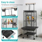 60  Large Bird Cage Play Top Parrot Finch Flight Cage Macaw Cockatoo Pet Supply