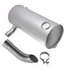 Exhaust Silencer Muffler For Hitachi Zx130w Zx160 Zx180lc Ex120-5 4479646 New