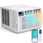 18000 Btu Window Air Conditioner With Heat  Wifi Ac Unit   Heater Combo W remote