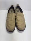Crocs Walu Loafer Mens Size 8 Slip On Shoes Beige Tan Canvas Casual M13 11270