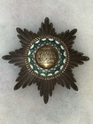 Antique Order Of The Rue Crown  saxony  Star Badge