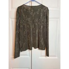 Vintage 90s Van Heusen Made In Usa Floral Grunge Cardigan Top