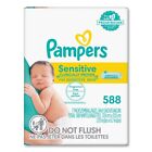 Pampers 07325 1-ply 6 7  X 7  Sensitive Baby Wipes - Unscented  White  7 ct  New