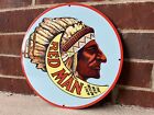 12     Red Man Indian Chewing Tobacco Heavy Metal Vintage Style Steel Sign