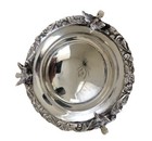 Taxco  Plata De Ley Sterling Silver  Small Trinket Dish Hallmarked Footed 