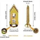 Drywall Self Drilling Anchors With Screws  Hollow-wall Anchors Kit  Wall Anchor
