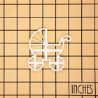 Baby Pram Cookie Cutter - Buggy Pushchair Stroller Pregnancy Announcement Mother