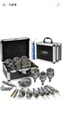 Tungsten Carbide Hole Saw Kit 22 Pcs     Carbide Hole Saw Set 9 16  To 2-1 8