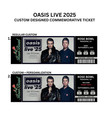 Oasis Live Tour 2025 Custom Commemorative Concert Ticket