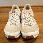 Nike White beige Mesh Low Top Lace-up Athletic Sneaker Solid Women   s Size 8