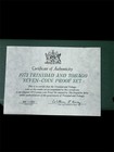 1973 Trinidad And Tobago 7pc Silver Proof Set Ogp-coa
