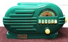 Truetone D-2615 Replica Am fm cassette Radio Beautiful Teal Color Near Mint Look
