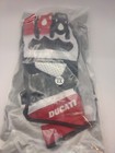 Ducati Motorcycle Leather Racing Gloves Red white black