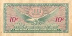 Usa   Mpc  10  Cents  1964  Series  641  Plate   61  Circulated Banknote Iii