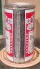 Minty 1973 Bottom Open Straight Steel Budweiser Pull Tab Beer Can St Louis Mo