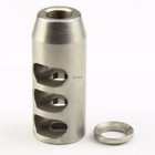 Stainless Steel 223  223 Muzzle Brake 1 2x28 Pitch Thread   Crush Washer