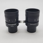 Olympus Stereo Microscope Eyepiece Pair Gwh10x-d 10x Eyepieces For Szh