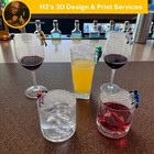 Matt Mason Drink Markers W  Suction Cups Stay Put Retro Space Buddies Set Of 5